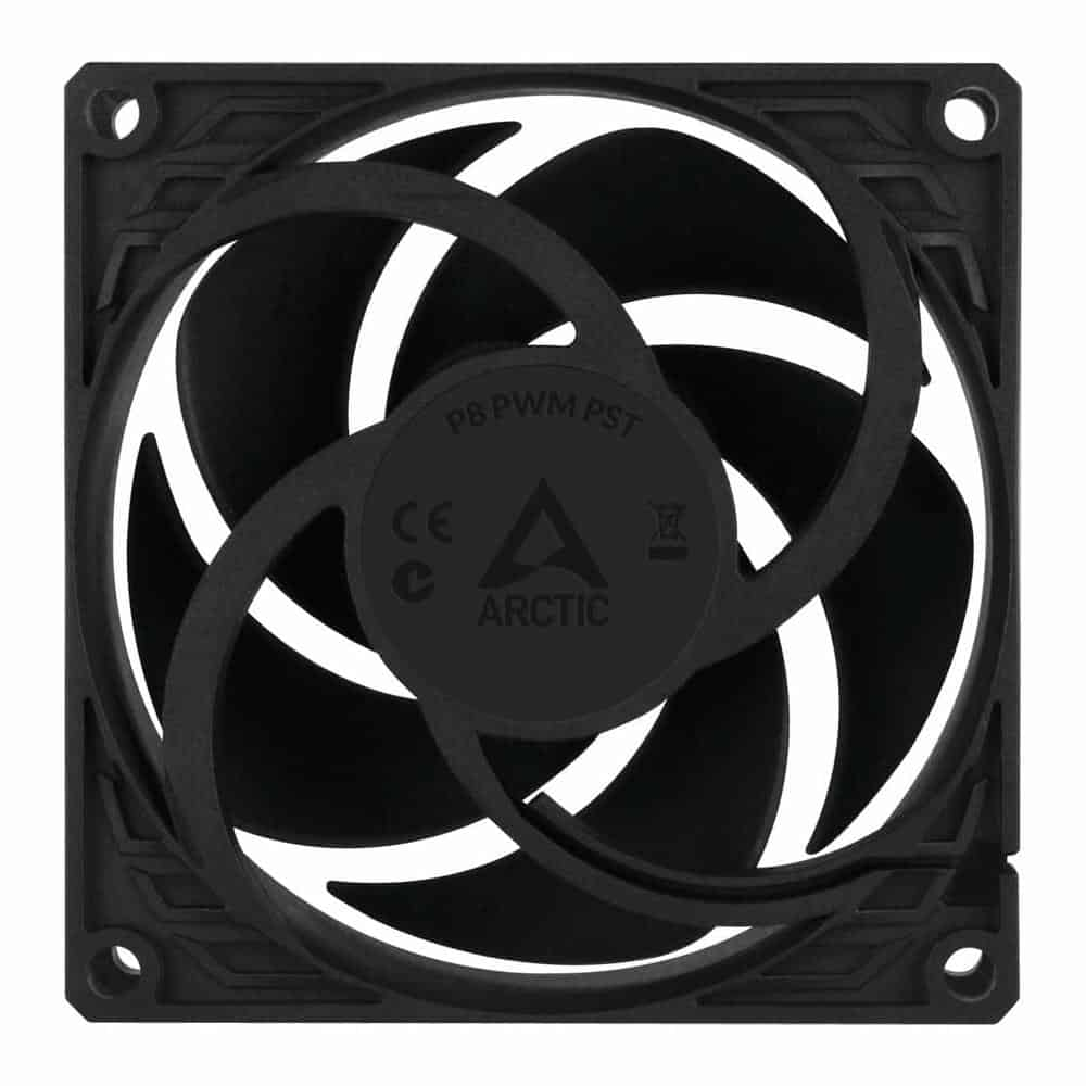 (image for) Arctic P8 Black 80mm Pressure Optimised PWM Fan